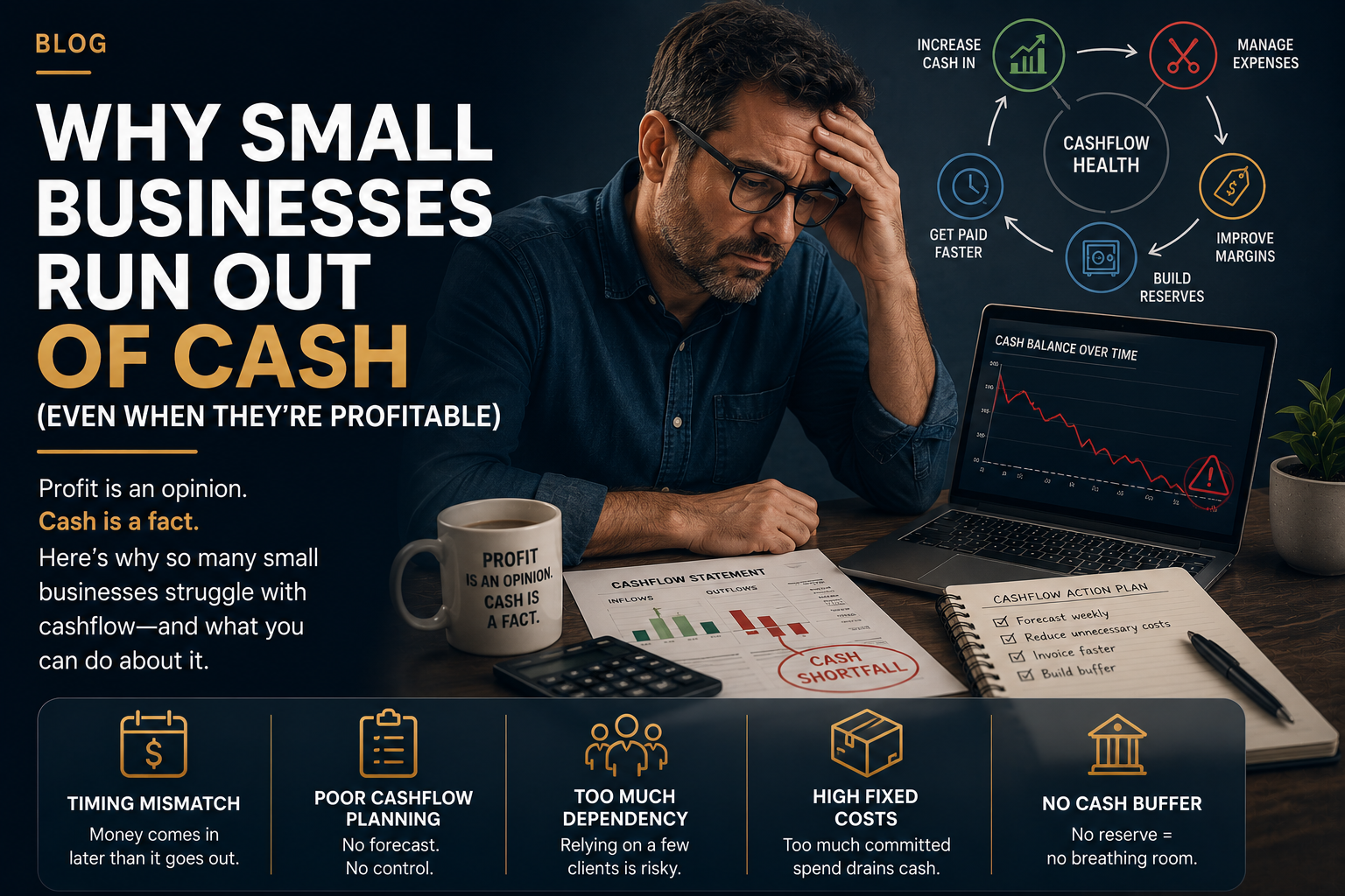Why Small Businesses Run Out Of Cash (Even When They’re Profitable)