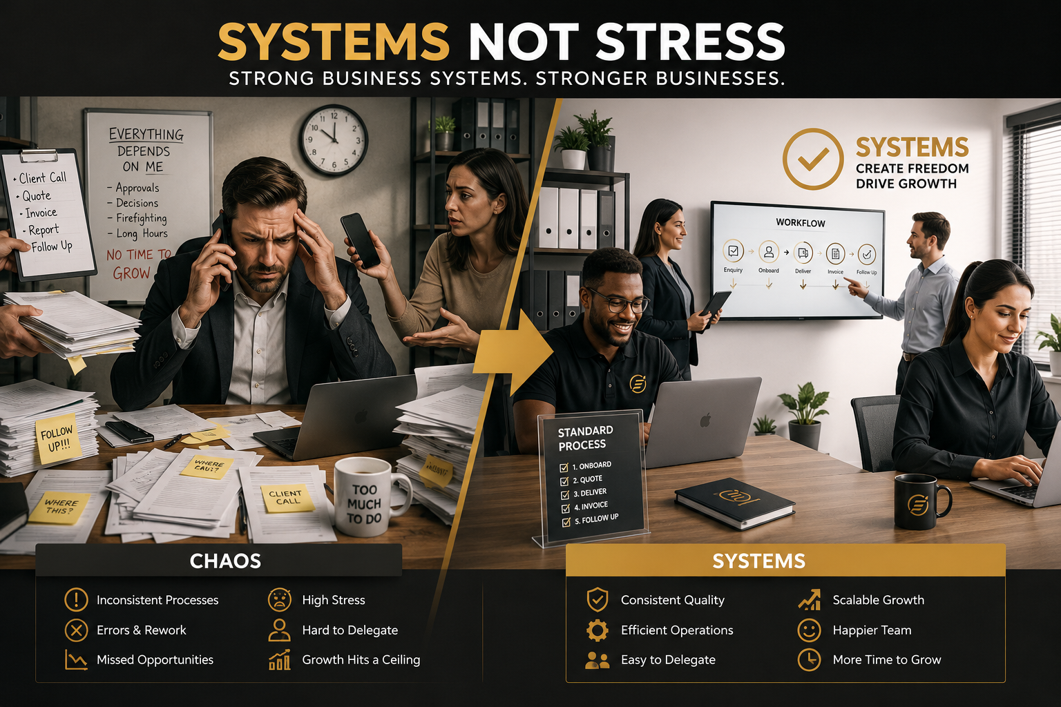 Why Business Systems Matter More Than Hard Work